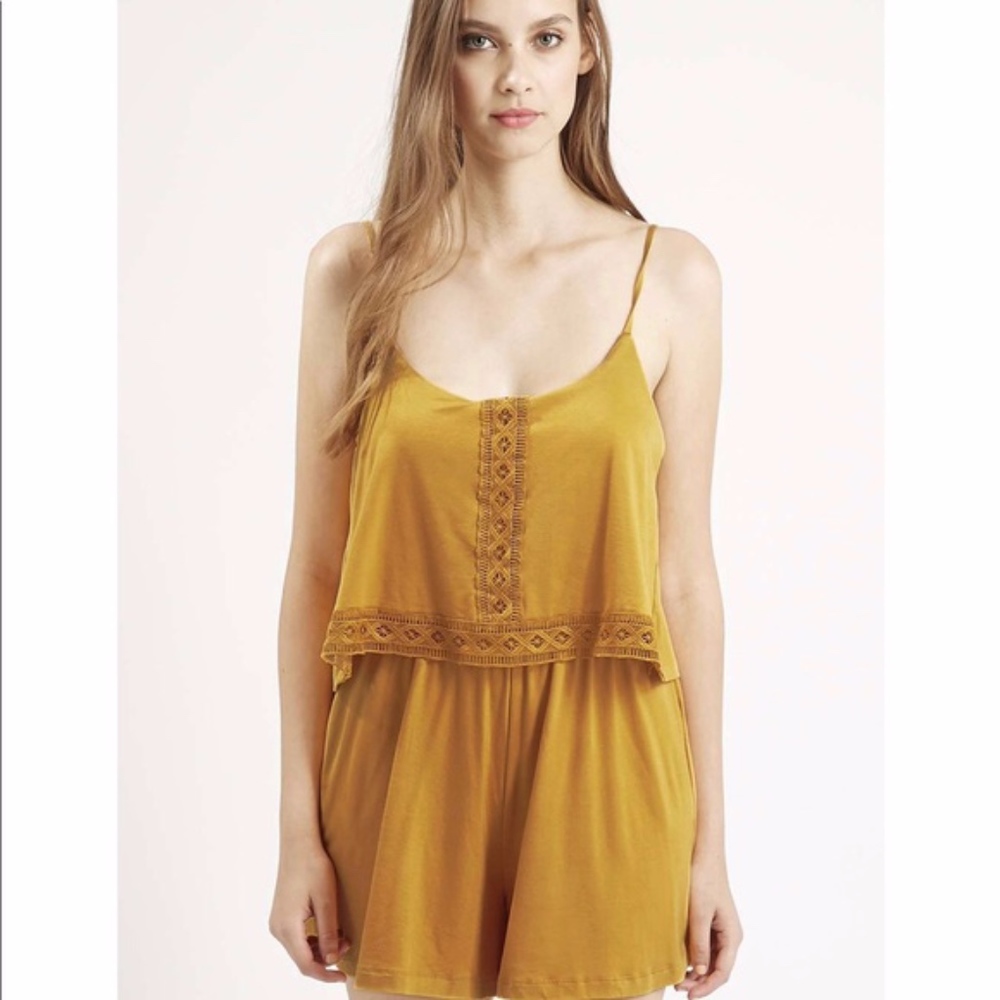 Topshop Crepe Tank Romper